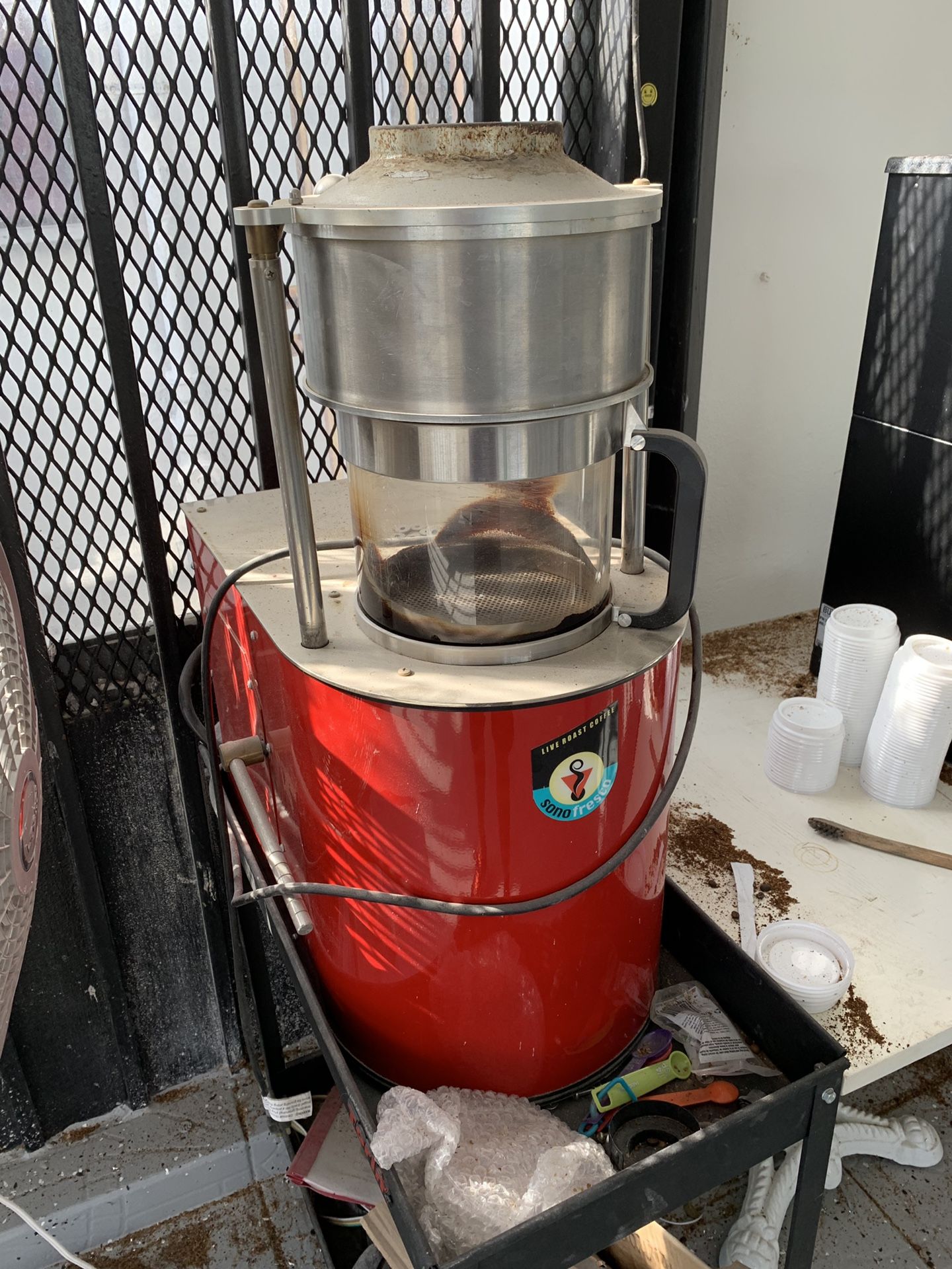 Sonofresco 2100 Coffee Roaster - site pickup w/cash only