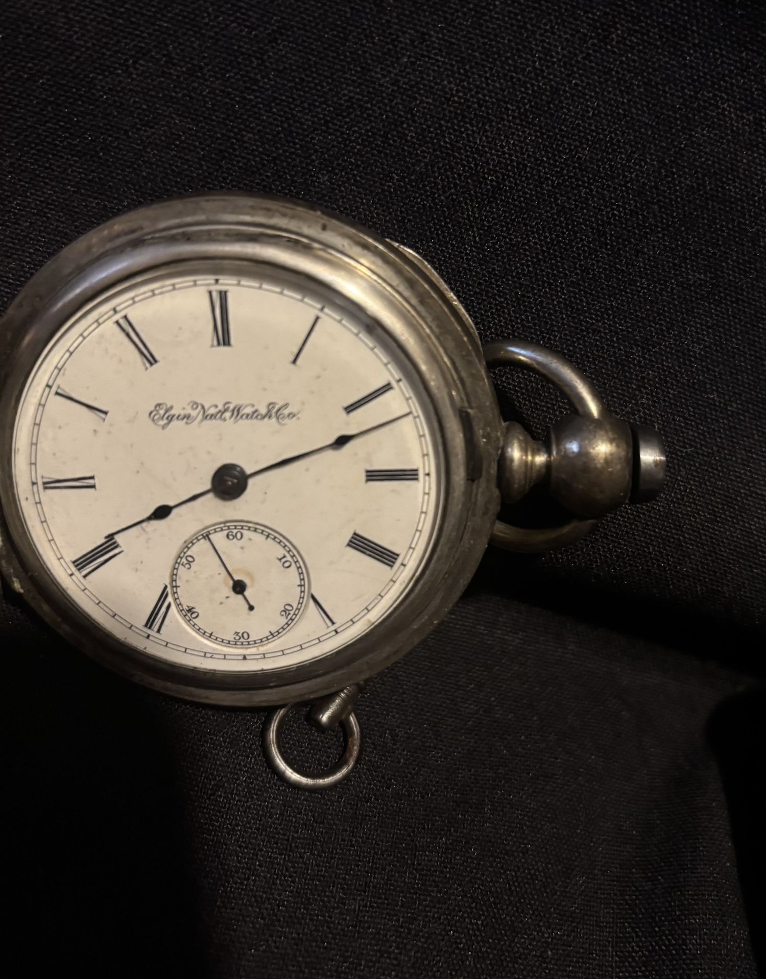 Elgin Nat’l Watch Co. Silver Pocket Watch