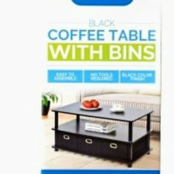 Brand New Black Coffee Table