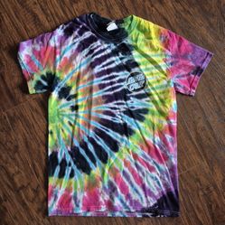 SANTA CRUZ Skateboards Tie Dye T-Shirt Men's Small
