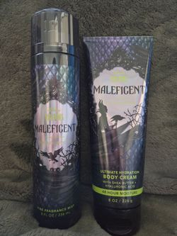 Disney Villains Maleficent Bath & Body Works Set - FFM & Lotion (Like New)