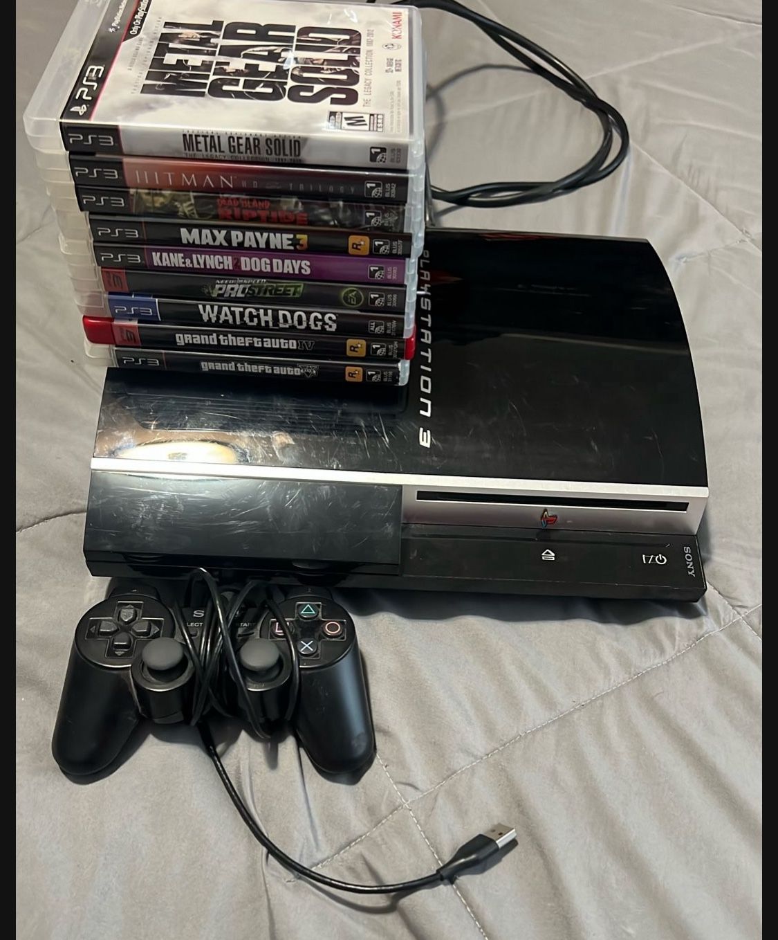 PS3 40gig Great Condition With 9 Games 