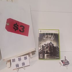 XBOX 360 Live Fallout 3 Working Disc