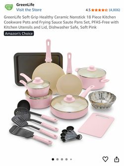 Ceramic Cookware Set 18 pc