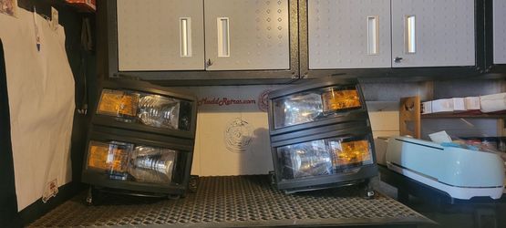 2014-2015 Chevy Silverado  OEM  headlights
