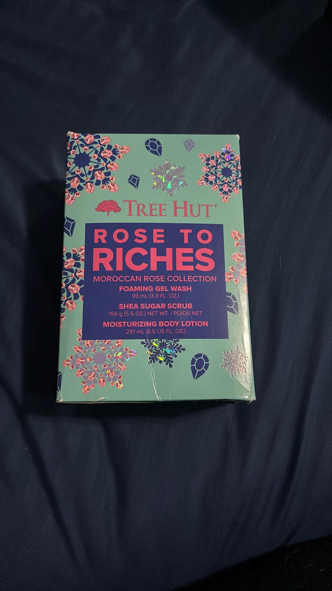 Tree Hut Rose To Riches Bath Set