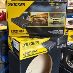 Kicker 720watts 4-channel Amplifier 