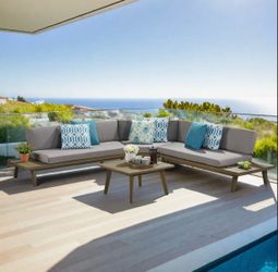 Outdoor patio furniture sofa set
