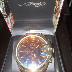 Ed Hardy Watch - Excellent Condition