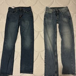 Barely Worn Men’s Levi’s 502 And 514 30/32
