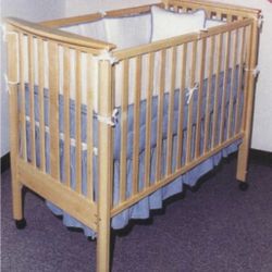Wooden Crib And Changing  Table