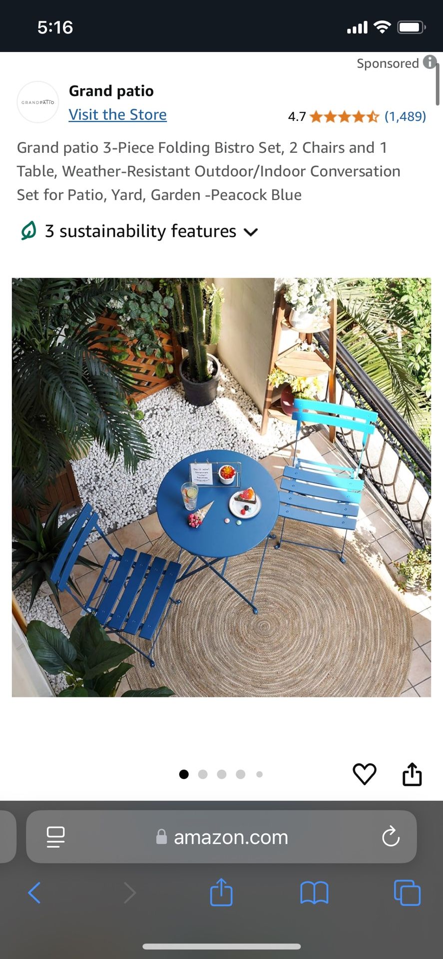 Table and Chairs