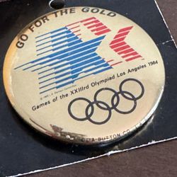 LA '84 Go for the Gold pin