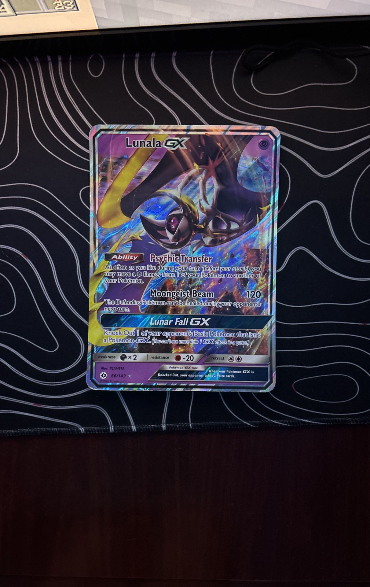 Lunala GX big Card
