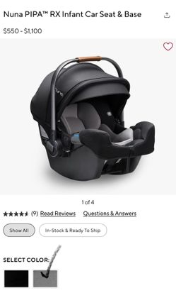 Nuna Pippa Rx Infant Car Seat And Base