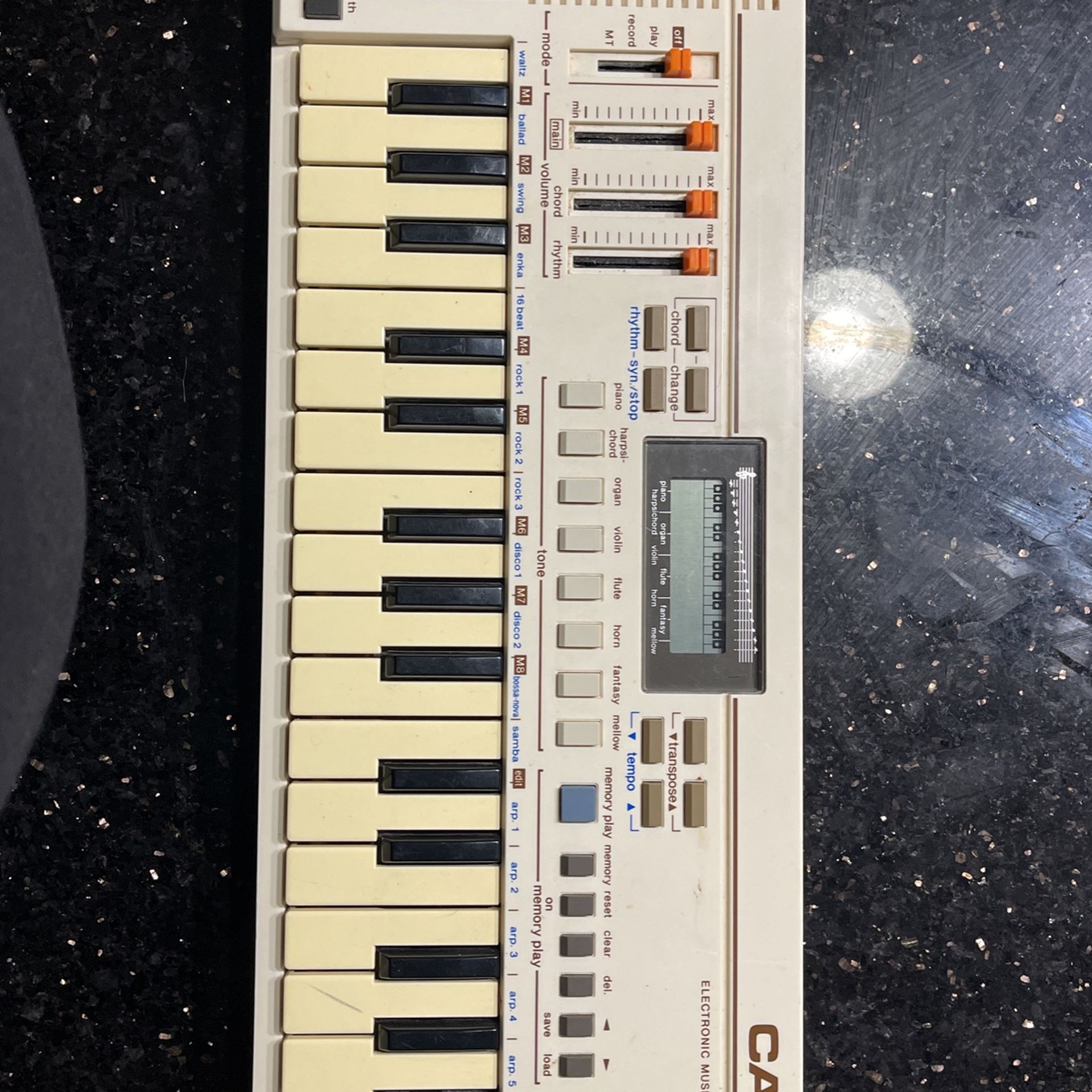 90s Vintage Casio Electronic Musical Instrument