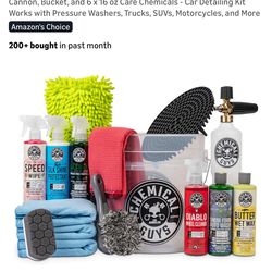 My chemical guys car wash kit