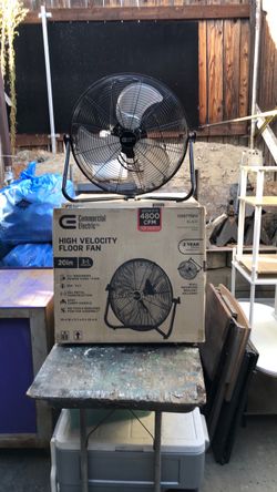20” fans 5 available $30. Each