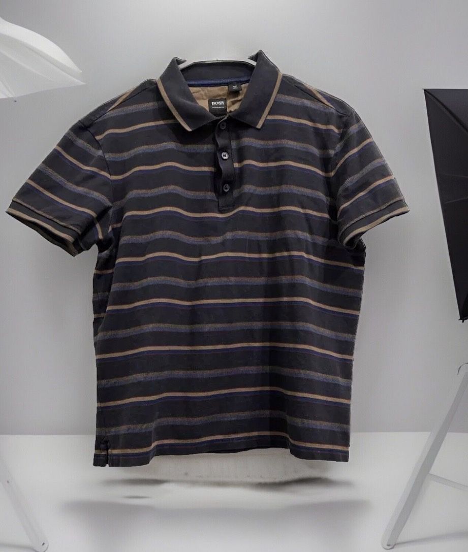 BOSS HUGO REGULAR FIT L STRIP T-shirt Short Sleeve Size L