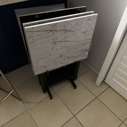 Marble Style Table Trays 
