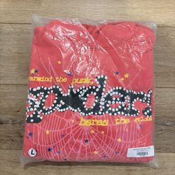 Pink Spider Hoodie Size L