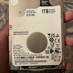 WD Black 1tb Sata Drive 