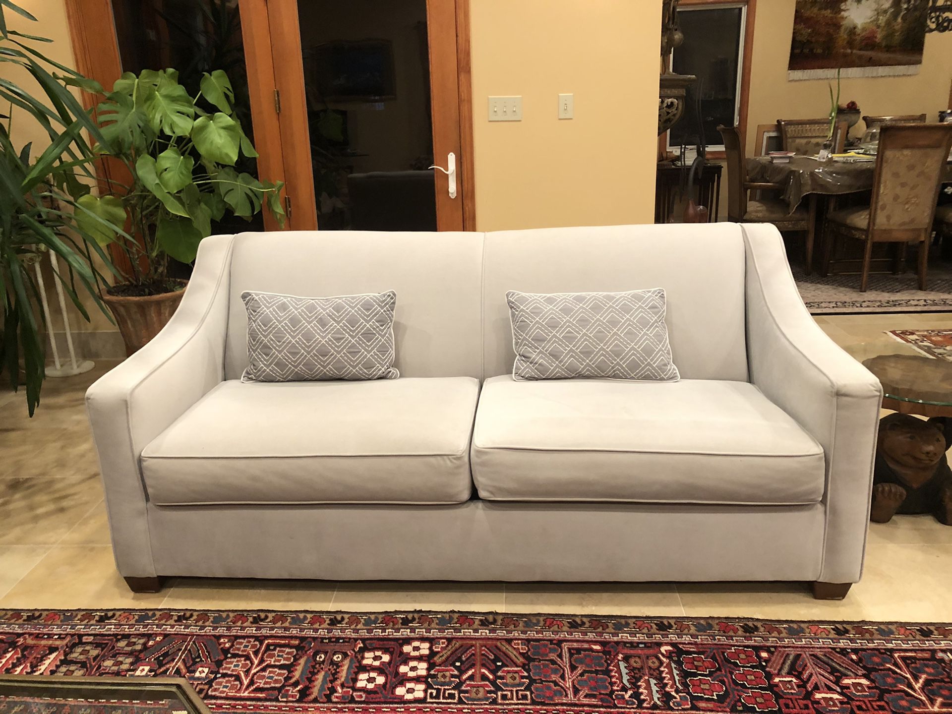 Sofa bed with memory foam mattress never used