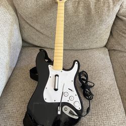 Rock Band Harmonix Guitar Controller Xbox 360 | USB Cable Included Untested As is
