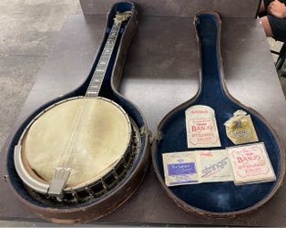 Bacon & Day “Lyric” Tenor Banjo — Heavy Wear / Vintage Player