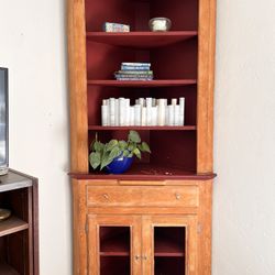 Adorable Corner Shelving Storage Unit 