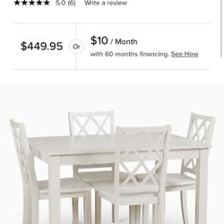 Kitchen Table For Sale (No Chairs)