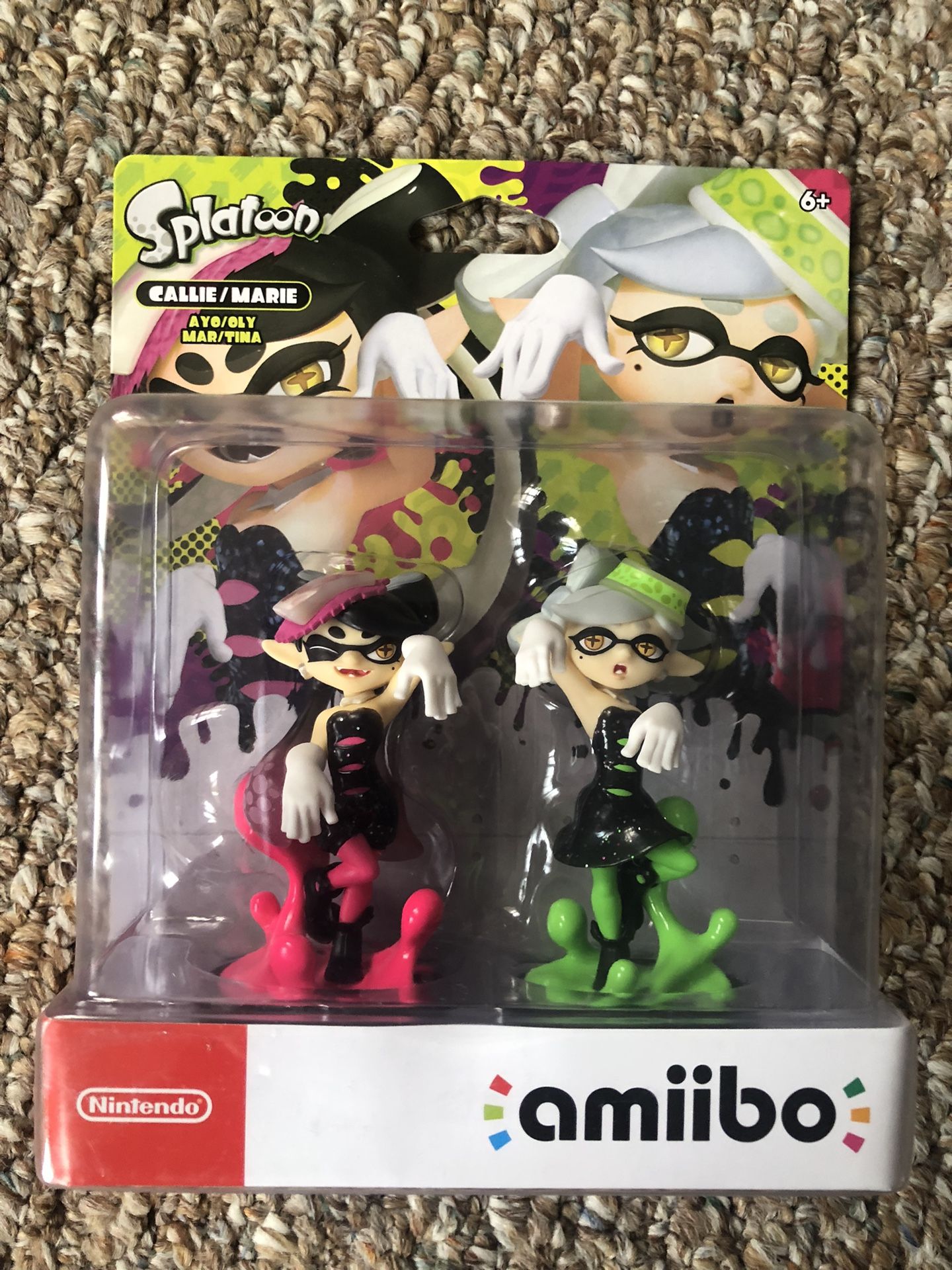 Splatoon Calli Marie Squid Sisters Nintendo Switch Amiibo 