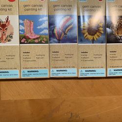 Gem Canvas Painting Kit Set set of 5 brand new pick up Coral Springs 33071