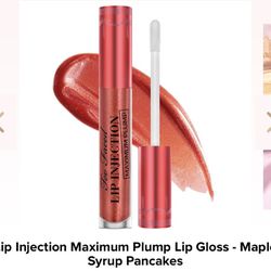 Too faced lip injection plump lip gloss