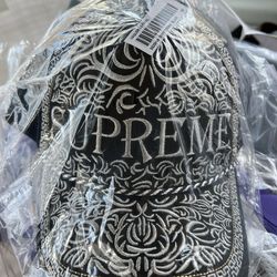 Supreme Vaquero Mesh Back 5-Panel Hat Black