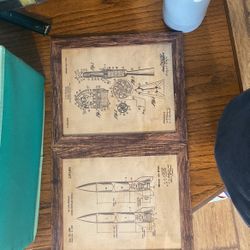 Rocket Blueprint, Framed Photographs