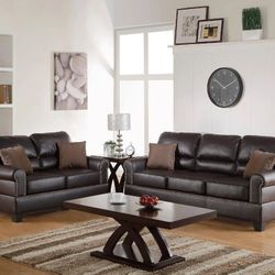 BRAND NEW 2PC SOFA  AND  LOVESEAT $599