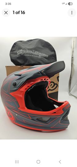 Troy Lee Designs D3 Fiberlite Spiderstripe Helmet (Size: XL) *Brand New W/ Tags* $150