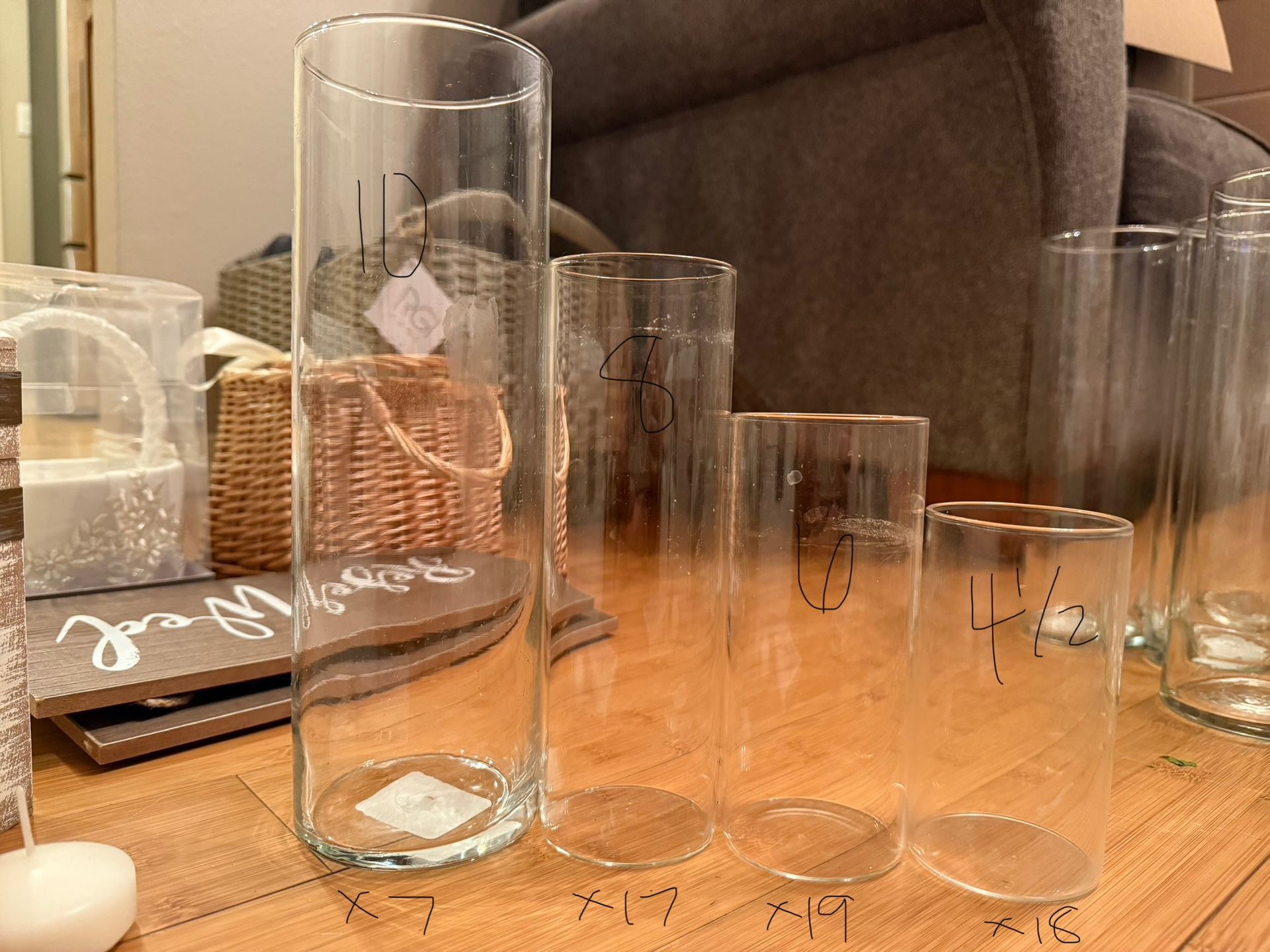 Hurricane Vases