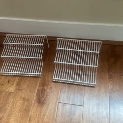 2 Step Tier Wired Shelves 