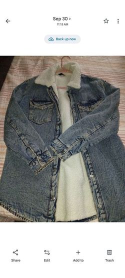 Jeans sweater jacket
