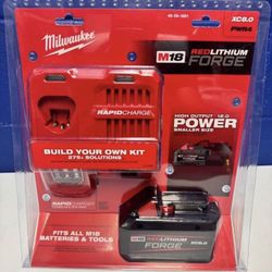 🔥 Milwaukee M18 Forge 8.0 Battery + M12 & M18 Rapid Charger