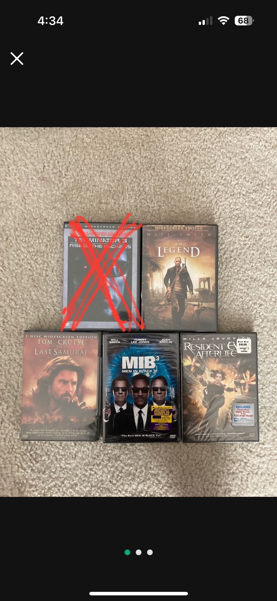 Brand new DVDs