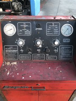 Snap on A/C machine