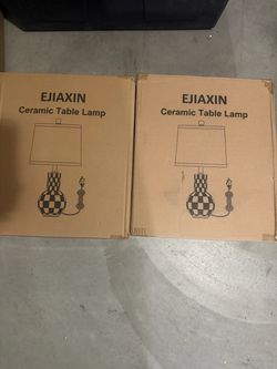 Ceramic Table Lamps – Set of 2