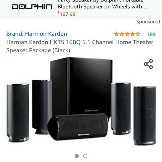 Harmon Kardon HKTS 16BQ 5.1 Channel