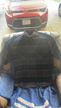 Yago button up shirt, extra-large