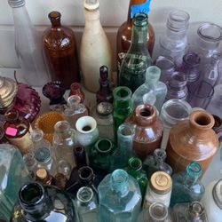 Old Antique Vintage Bottles 