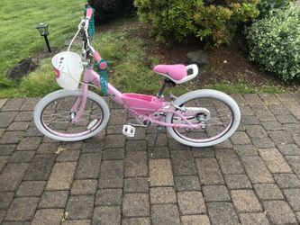 Trek Mystic pink mermaid bike. Retails for $239.99. Needs a new bike chain (costs approx $15)