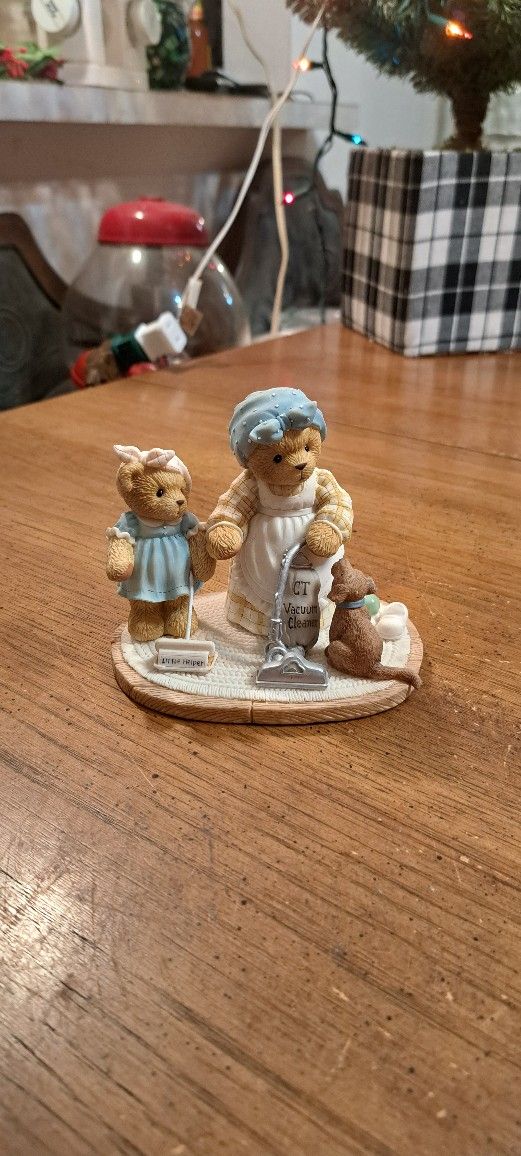 Collectible Cherished Teddies 2001 Charlotte & Elaine " A Woman's Work Is Never Done! " #864226